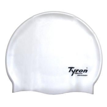 TYRON Silikon-Badekappe weiß