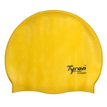 TYRON Silikon-Badekappe goldgelb