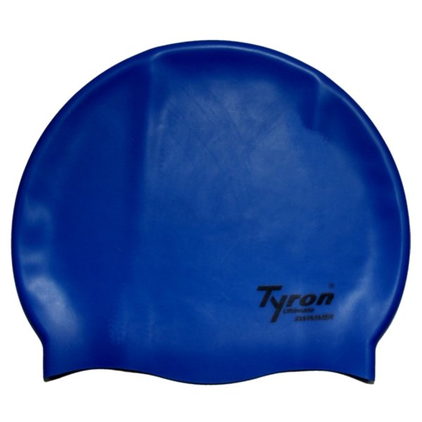 TYRON Silikon-Badekappe royalblau